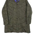 BOGNER Womens Green Quilted Jacket 2XL Polyester Puffer Zip Hooded Warm