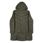 BOGNER Womens Green Quilted Jacket 2XL Polyester Puffer Zip Hooded Warm