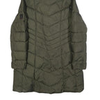 BOGNER Womens Green Quilted Jacket 2XL Polyester Puffer Zip Hooded Warm