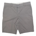 DICKIES Mens Shorts Grey Casual Cotton Blend L W36 Workwear Pocketed