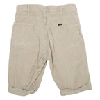LEE Womens Jorts Shorts Beige M W28