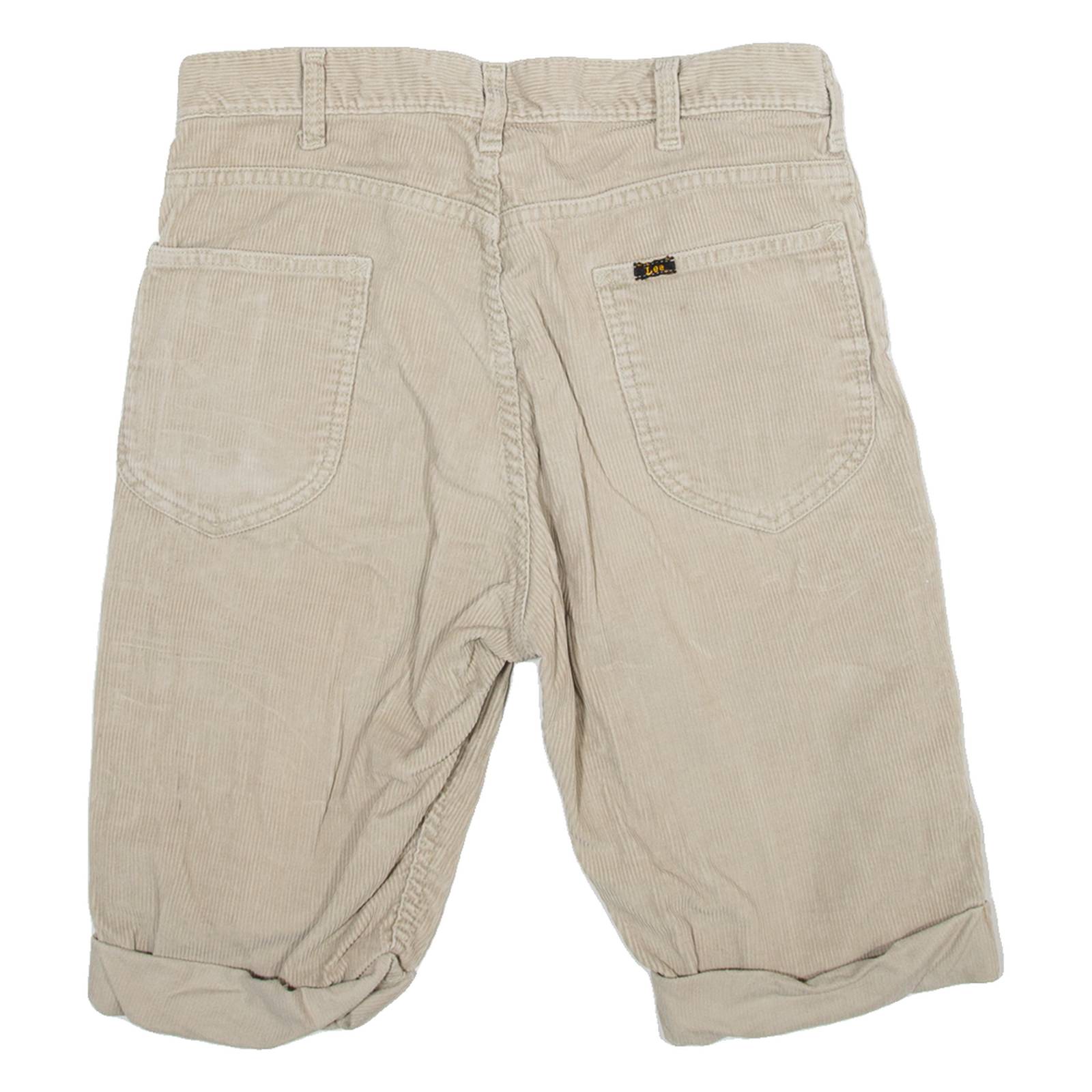 LEE Womens Jorts Shorts Beige M W28