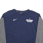 NIKE Womens Navy & Grey Lincoln Memorial Crew Neck Sweatshirt M Cotton Blend