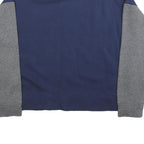 NIKE Womens Navy & Grey Lincoln Memorial Crew Neck Sweatshirt M Cotton Blend