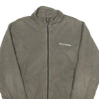 HELLY HANSEN Mens Green Regular L Jacket Polyester Plain Zip Outdoor Casual