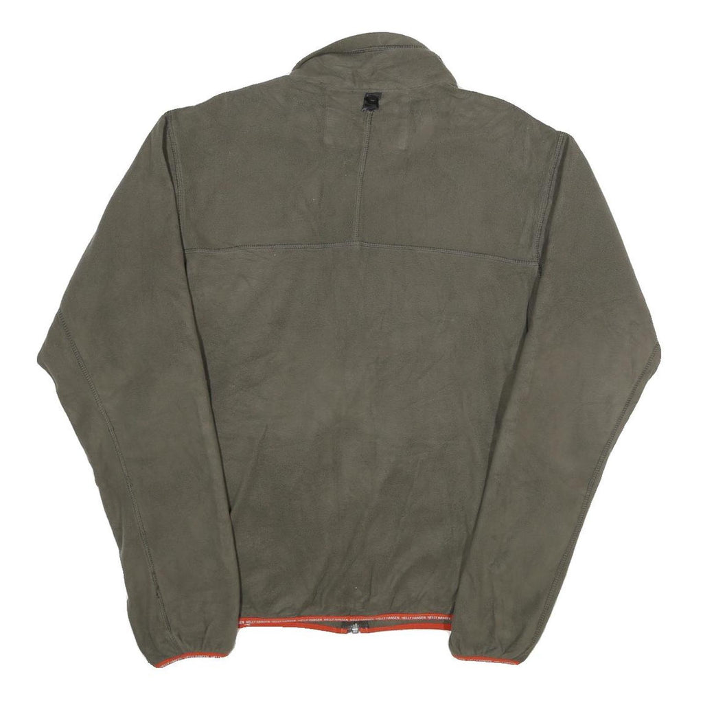 HELLY HANSEN Mens Green Regular L Jacket Polyester Plain Zip Outdoor Casual