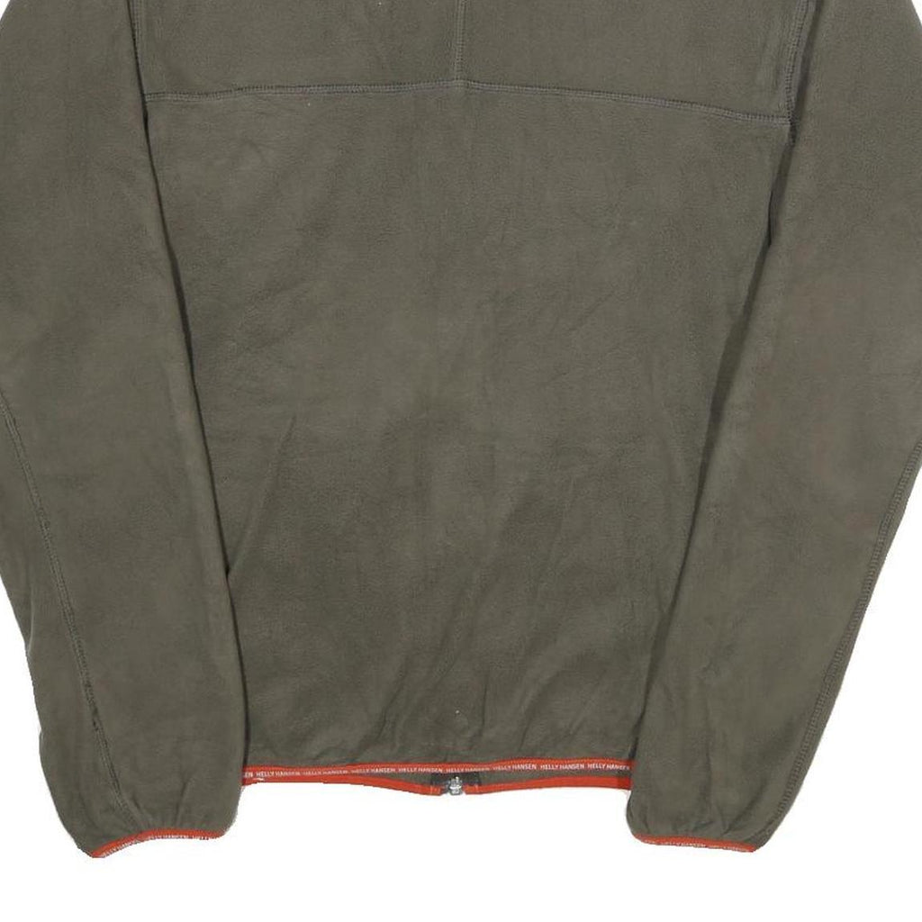 HELLY HANSEN Mens Green Regular L Jacket Polyester Plain Zip Outdoor Casual