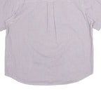 CHAPS Mens White & Red Checked Casual Shirt 2XL Button Down Cotton Summer