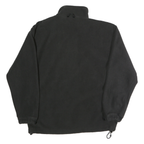 FILA Mens Black Zip Jacket L Polyester Plain Zip Closure Comfort Fit