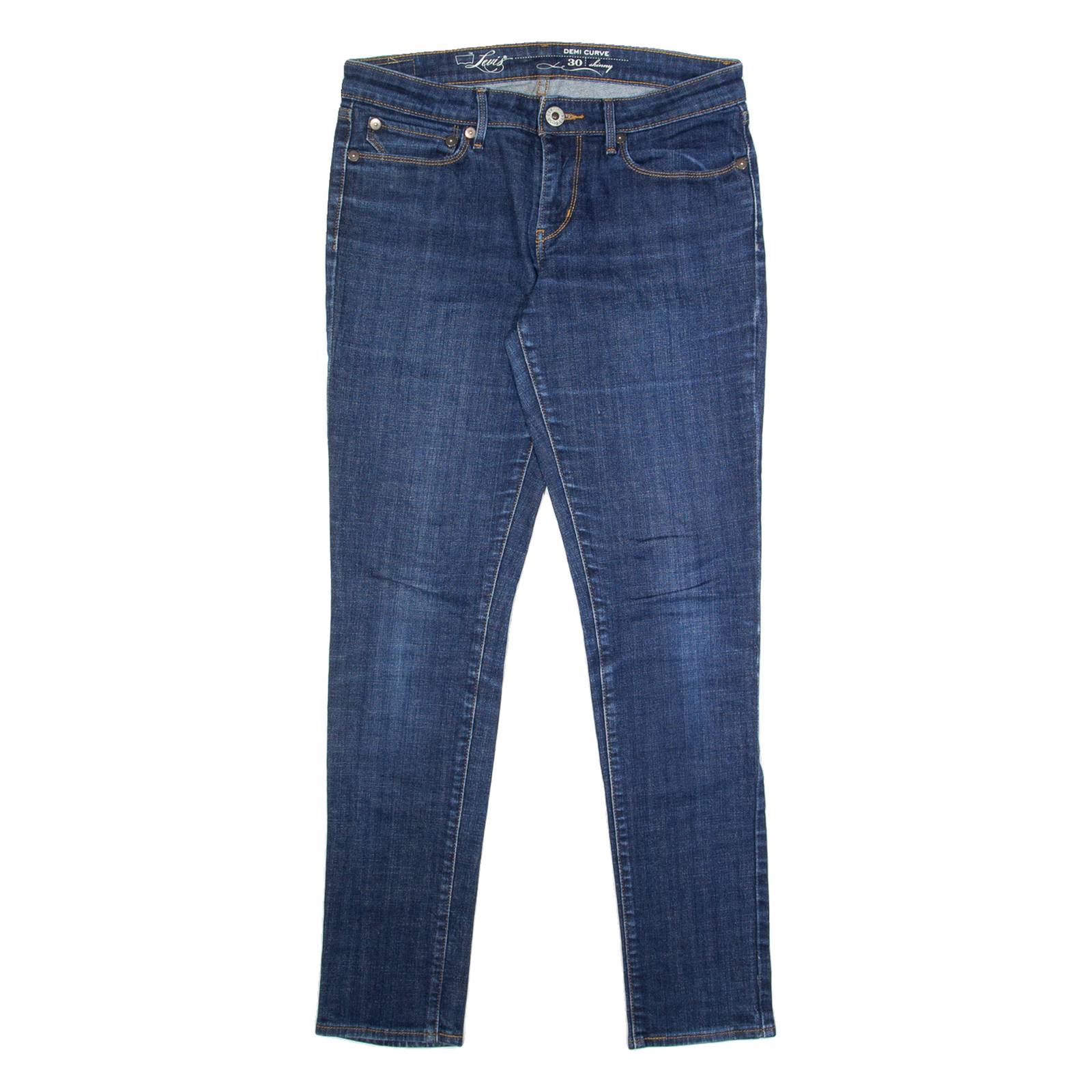 LEVI'S Womens Jeans Blue Regular Tapered Stone Wash W30 L32