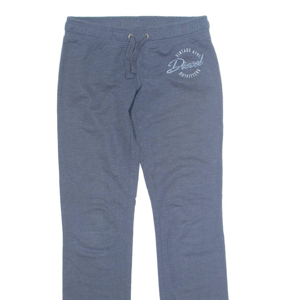 DIESEL Womens Sweatpants Blue Straight S W28 L33