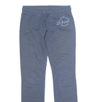DIESEL Womens Sweatpants Blue Straight S W28 L33