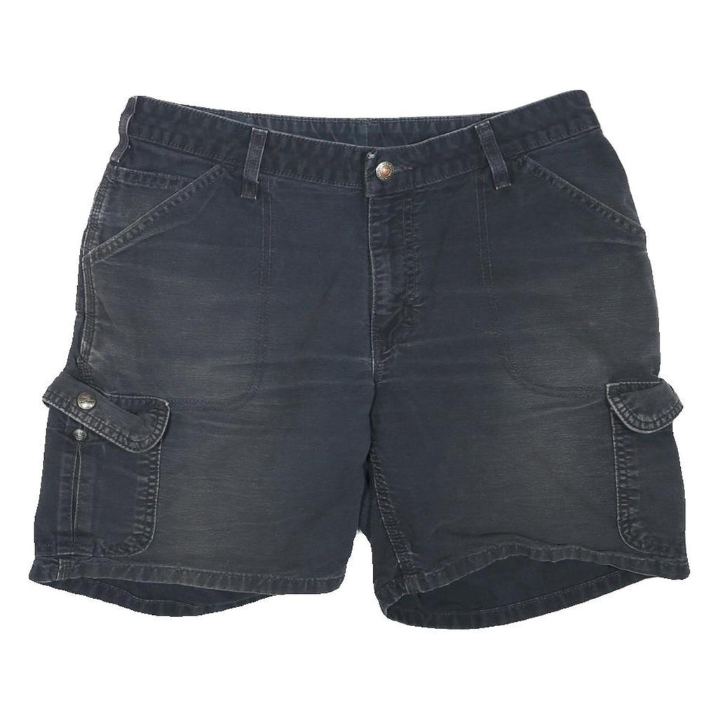 CARHARTT Womens Shorts Black Cargo Cotton Blend M W32 Durable Casual Fit