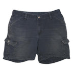 CARHARTT Womens Shorts Black Cargo Cotton Blend M W32 Durable Casual Fit