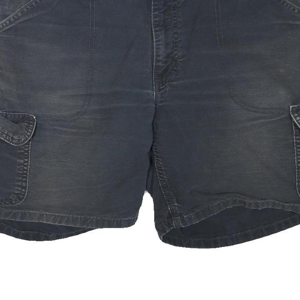 CARHARTT Womens Shorts Black Cargo Cotton Blend M W32 Durable Casual Fit