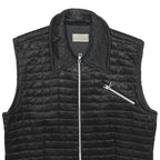 PACIFIC LINE Womens Black Zip Jacket M Viscose Blend Plain Lightweight