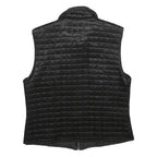 PACIFIC LINE Womens Black Zip Jacket M Viscose Blend Plain Lightweight