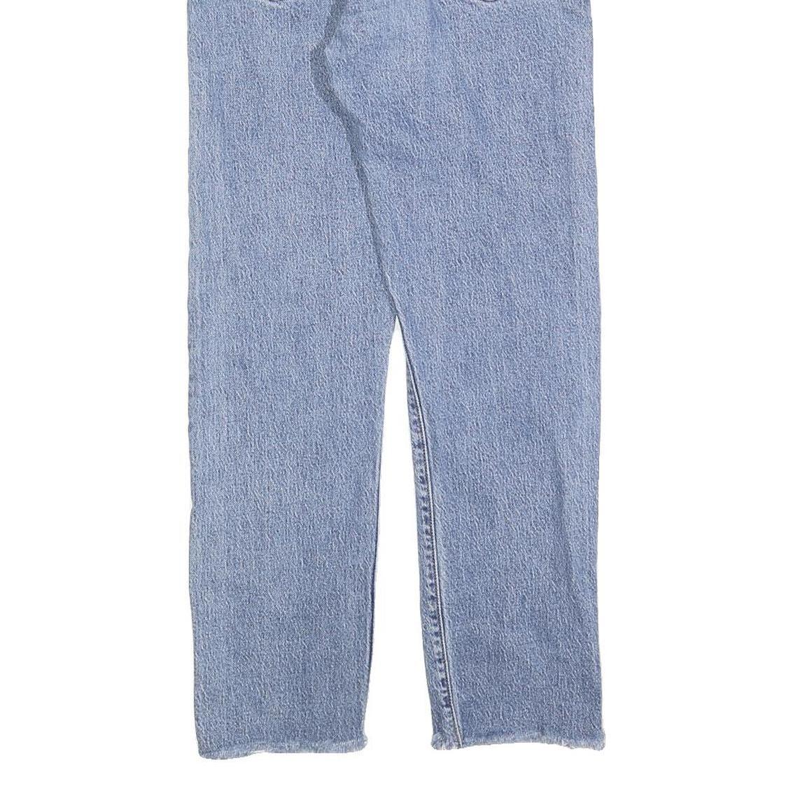 LEVI'S 501 Womens Jeans Blue Regular Straight Denim Medium W25 L28 Classic