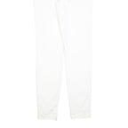 7 FOR ALL MANKIND Womens Slim White Denim Jeans W32 L32 Zip Cotton Blend Stretch