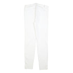 7 FOR ALL MANKIND Womens Slim White Denim Jeans W32 L32 Zip Cotton Blend Stretch