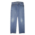 LEVI'S Mens Blue Regular Fit Straight Denim Jeans W33 L34 Classic Casual