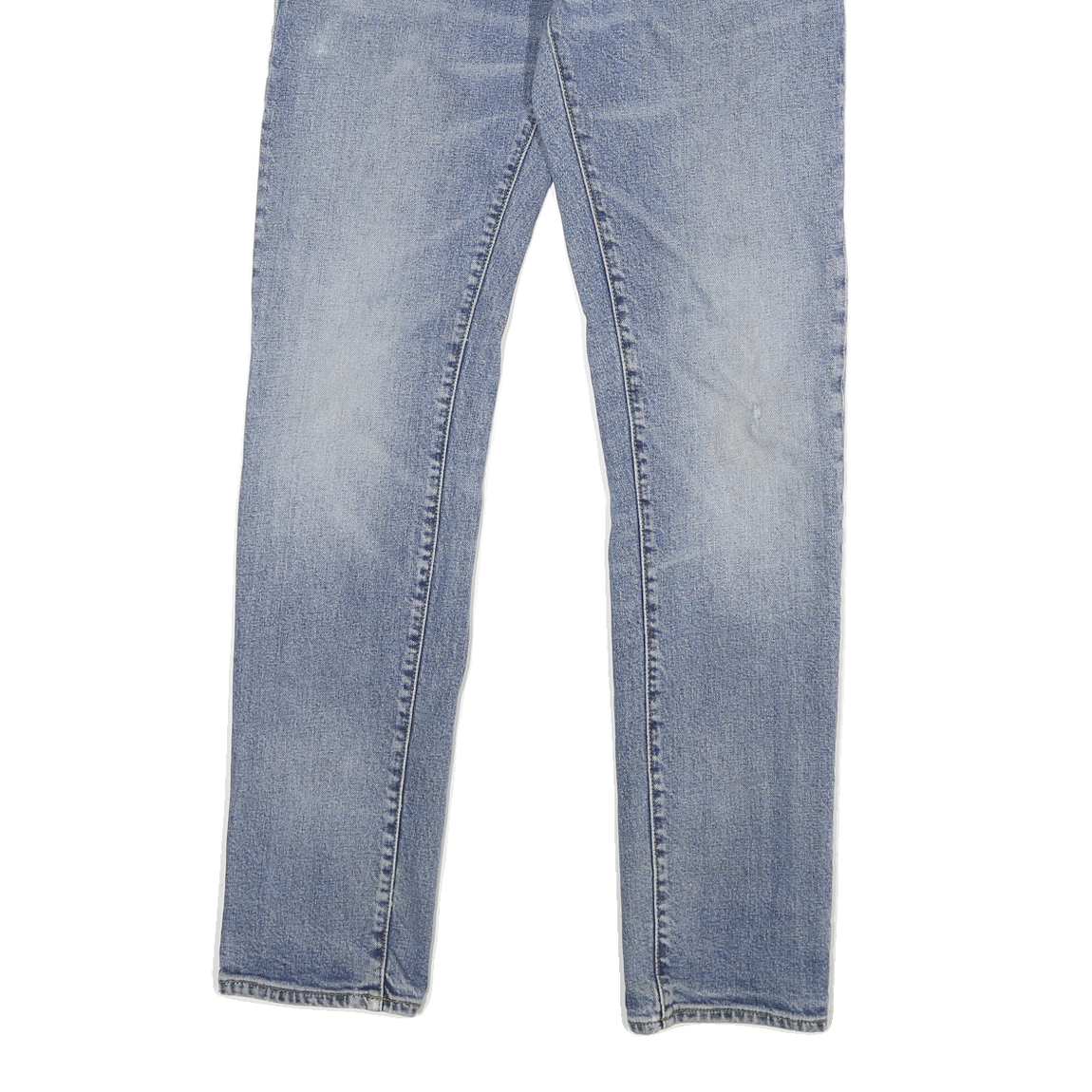 CARHARTT Mens Slim Blue Denim Jeans W29 L32 Zip Closure Casual Style