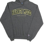 CHAMPION Mens Grey Harvey Mudd College Pullover Hoodie XS Cotton Blend Casual