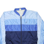 COSPO Mens Blue & Light Blue Colourblock Zip Jacket L Polyester Blend Sportswear