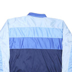 COSPO Mens Blue & Light Blue Colourblock Zip Jacket L Polyester Blend Sportswear