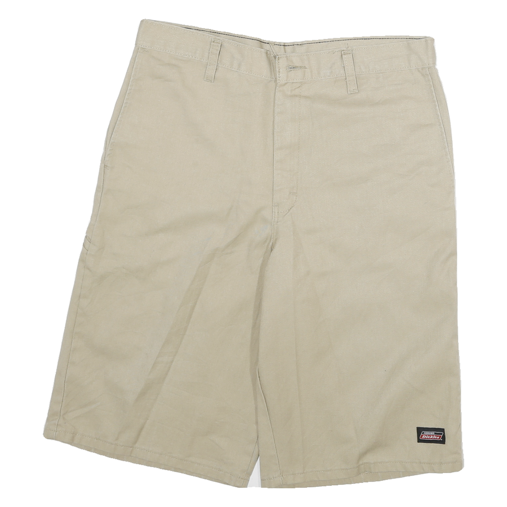 DICKIES Mens Shorts Beige Casual Plain XL W30 Workwear Cotton Blend