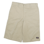 DICKIES Mens Shorts Beige Casual Plain XL W30 Workwear Cotton Blend