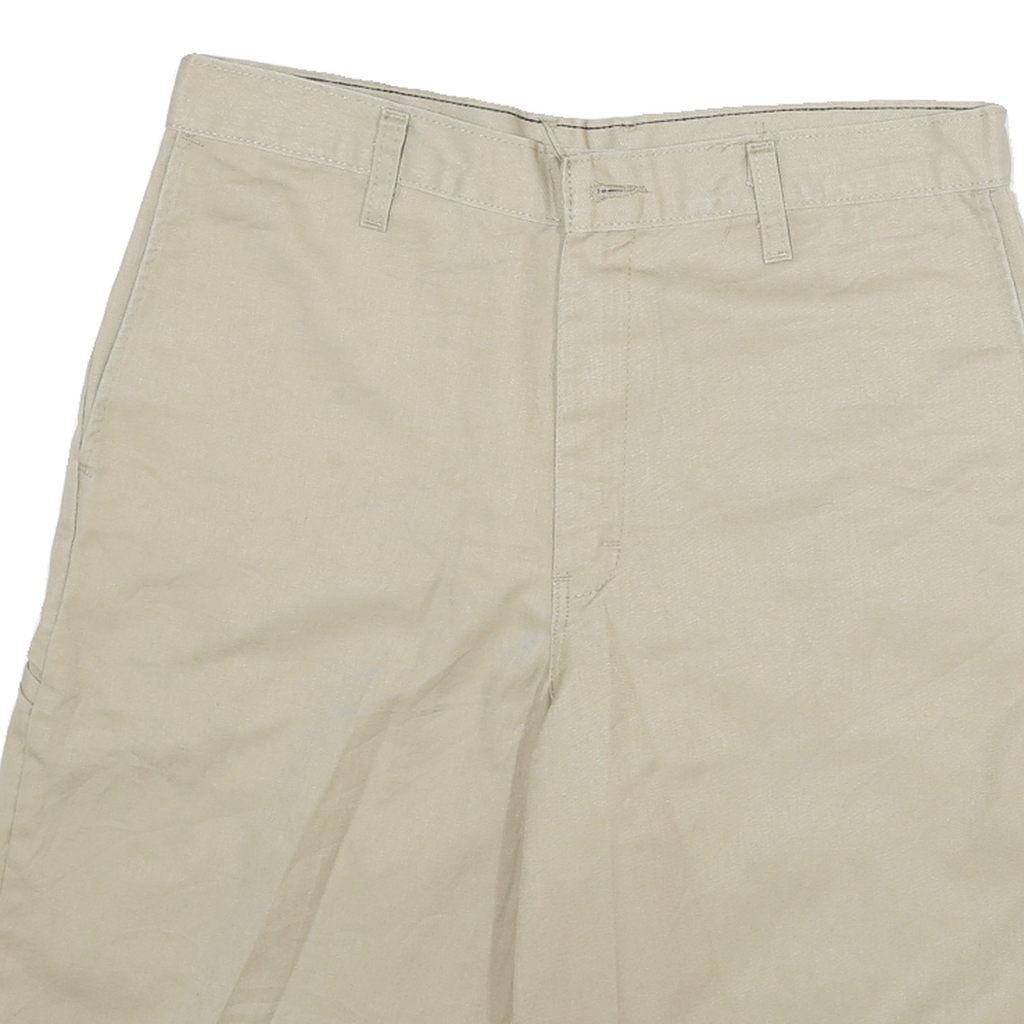 DICKIES Mens Shorts Beige Casual Plain XL W30 Workwear Cotton Blend