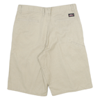 DICKIES Mens Shorts Beige Casual Plain XL W30 Workwear Cotton Blend