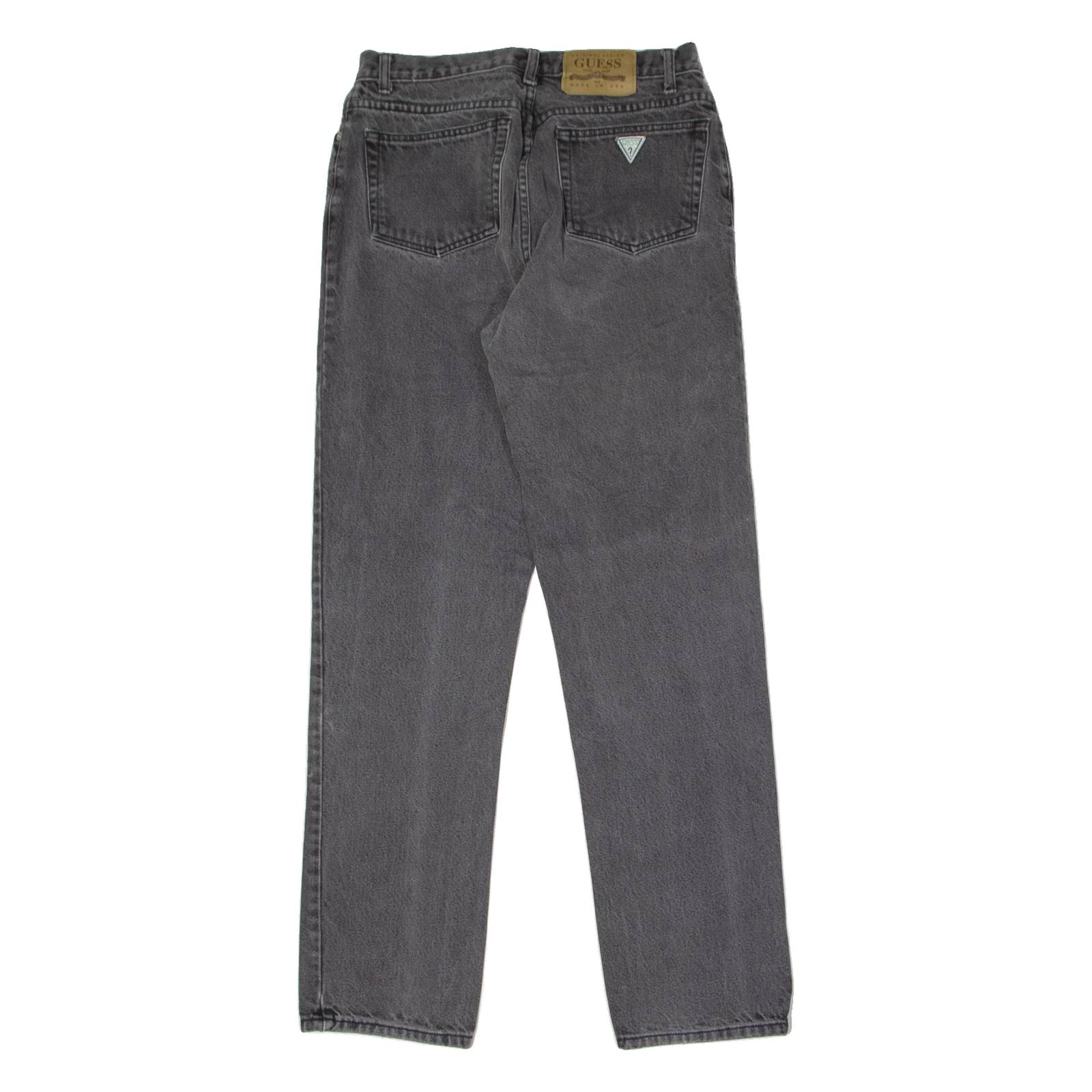 GUESS Womens Jeans Grey Regular Mom 90s W32 L32