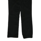 CALVIN KLEIN JEANS Womens Black Cotton Blend Regular Straight Trousers W36 L30