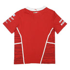 PUMA Mens Red Ferrari Formula 1 Racing Graphic T-Shirt S Short Sleeve V-Neck