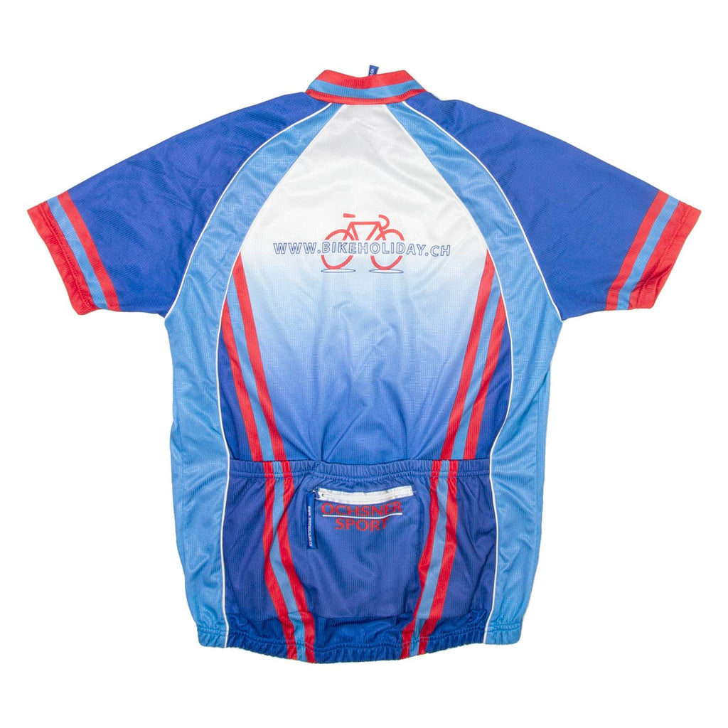 OCHSNER SPORT Cycling Mens Jersey Blue High Neck L