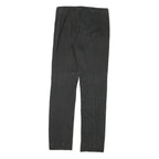 NORTH SAILS Womens Cotton Blend Black Regular Fit Straight Leg Trousers W28 L29