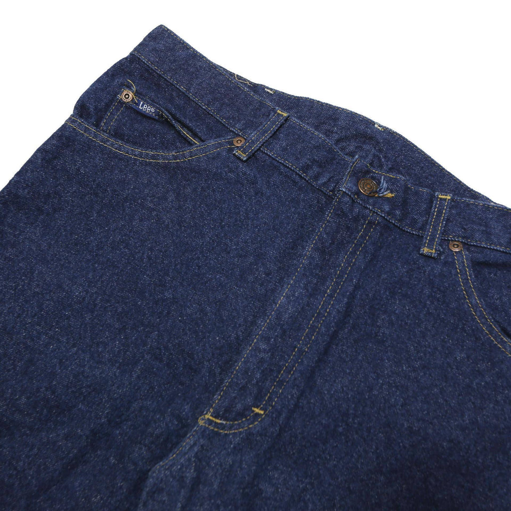 LEE Mens Relaxed Fit Blue Denim Jeans W34 L34 Classic Cotton Blend Zip Closure