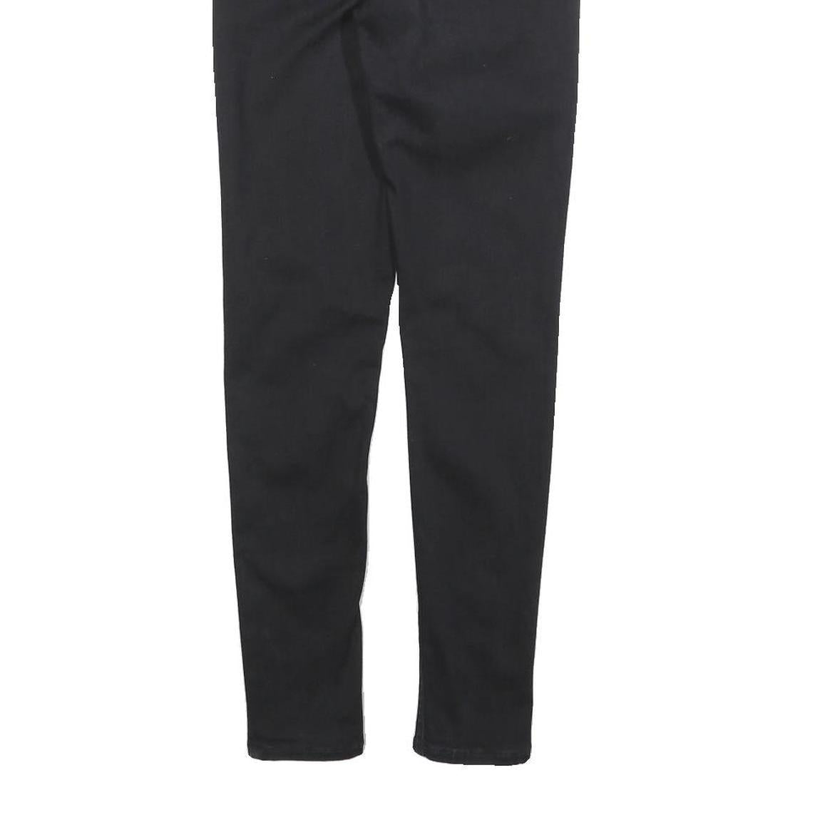 LEVI'S 710 Womens Slim Black Denim Slim Jeans W25 L28 Stylish Comfortable