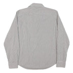 ADIDAS Mens Black White Check Shirt S Cotton Blend Casual Button Shirt