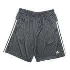 ADIDAS Mens Black Sports Shorts XL W34 Polyester Blend Classic Fit Activewear