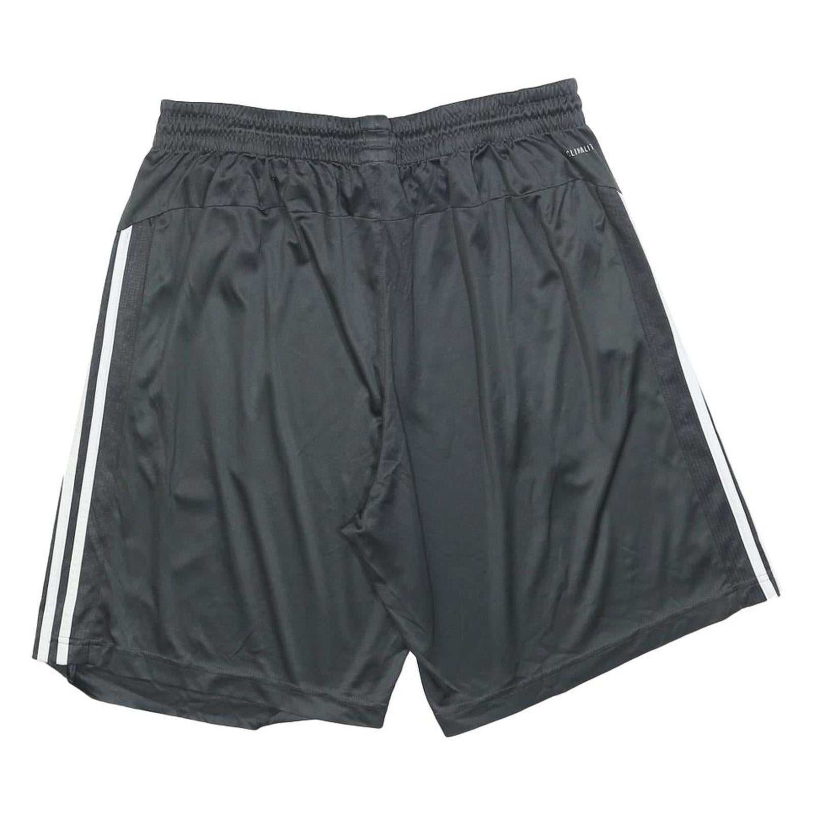 ADIDAS Mens Black Sports Shorts XL W34 Polyester Blend Classic Fit Activewear