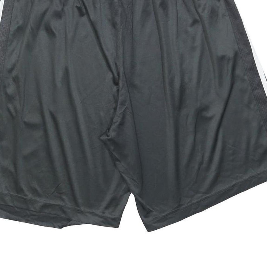 ADIDAS Mens Black Sports Shorts XL W34 Polyester Blend Classic Fit Activewear