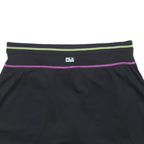 FILA Womens Black Poly Mini Skort Polyester Blend Sportswear Size M Fitness