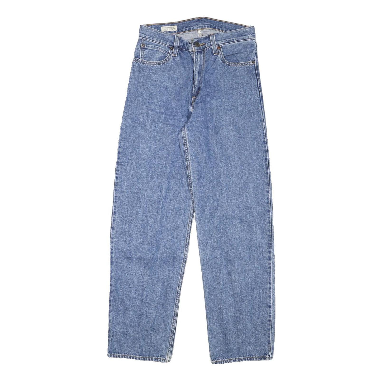 LEVI'S Womens Relaxed Light Blue Denim Jeans W27 L28 Classic Zip Closure