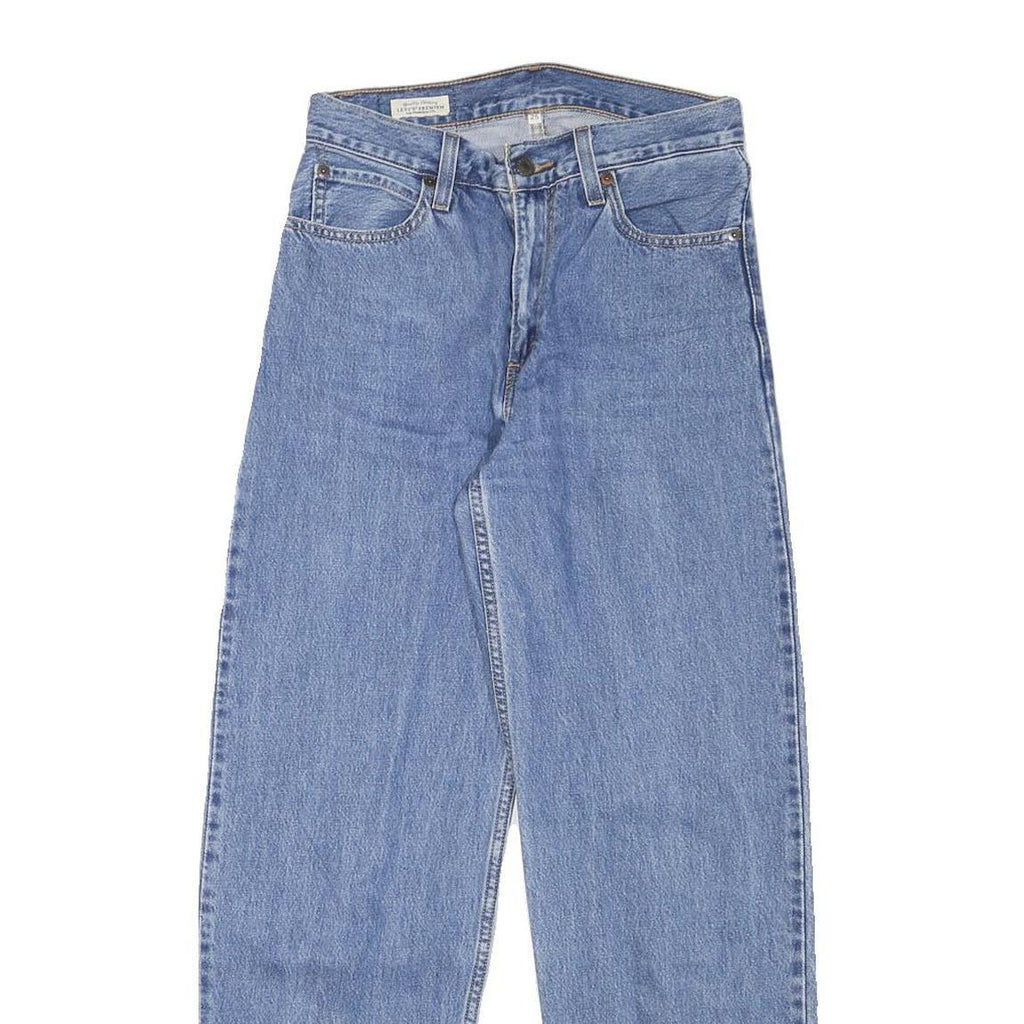 LEVI'S Womens Relaxed Light Blue Denim Jeans W27 L28 Classic Zip Closure