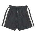 CALVIN KLEIN Mens Black Casual Shorts S W22 Logo Tape Drawstring Waist