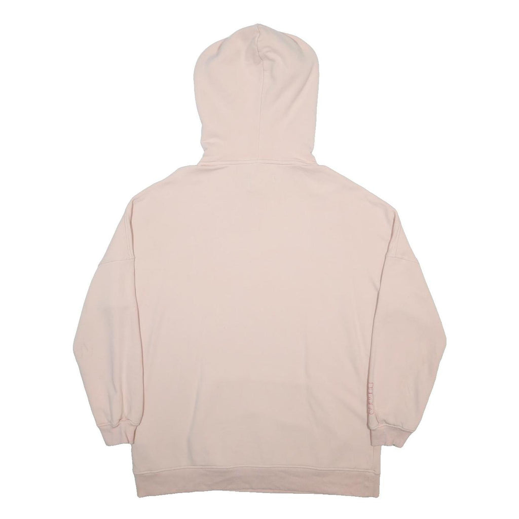 UGG Womens Cream Hoodie L Cotton Blend Pullover Casual Sweatshirt