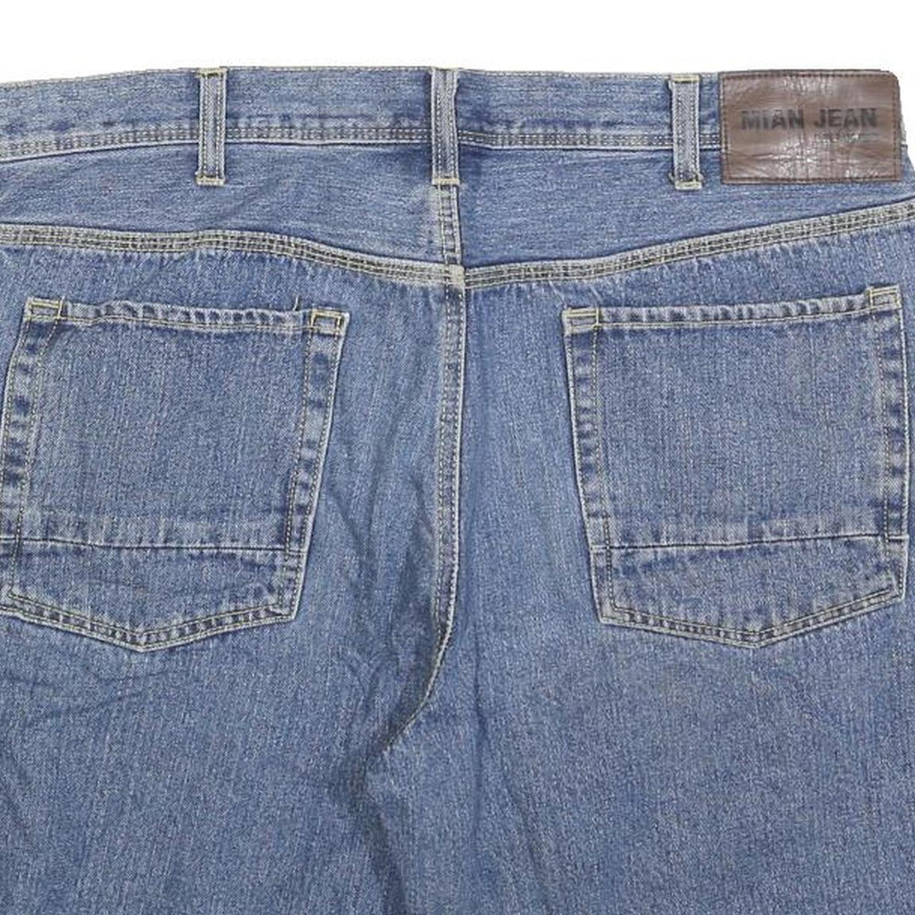 MAIN JEANS Mens Denim Blue Casual Shorts XL W38 Classic Fit Cotton Blend